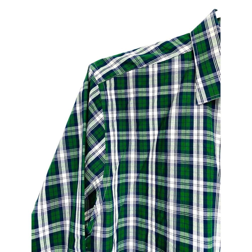 Men's STAFFORD Travel Shirt Long Sleeve Oxford Stretch Size‎ 17/32-35 - Picture 2 of 7